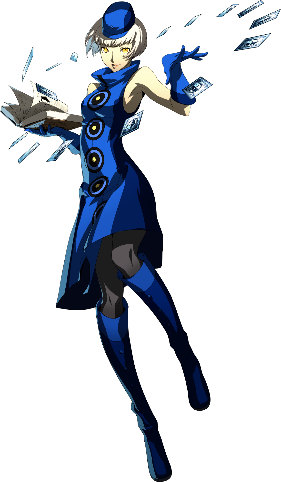 P4a Elizabeth Render - Elizabeth Persona 4 Arena (1152x1978), Png Download