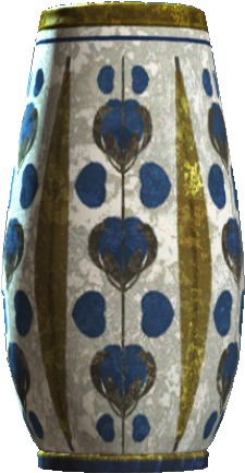 Empty Floral Rounded Vase - Portable Network Graphics (530x488), Png Download