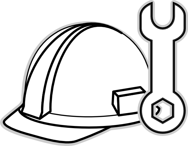 Original Png Clip Art File White Hard Hat Svg Images (600x466), Png Download
