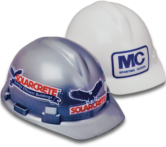 Hard Hat Helmet Decals - Hard Hat With Stickers (700x700), Png Download