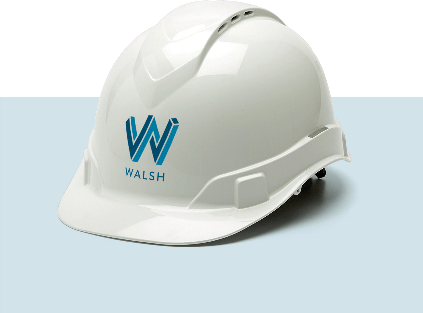 Walsh Structural Engineers Hard Hat - Ridgeline Vented White Hard Hat 4 Point Ratchet Suspension (1351x1034), Png Download