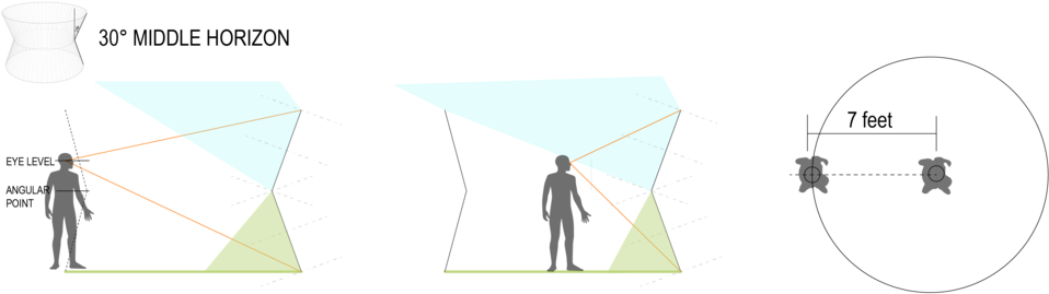 Graphic Free Horizon Drawing Reflection - Angle (1000x303), Png Download
