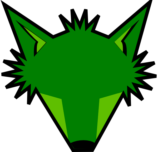 How To Set Use Blank Green Fox Head Clipart (600x579), Png Download