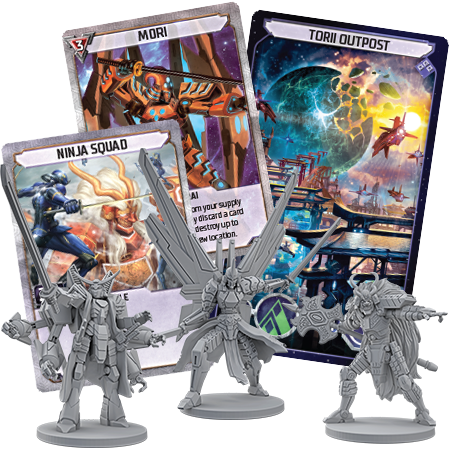 Starship Samurai Will Come With 8 Beautifully Crafted - Starship Samurai Action Cards (450x449), Png Download