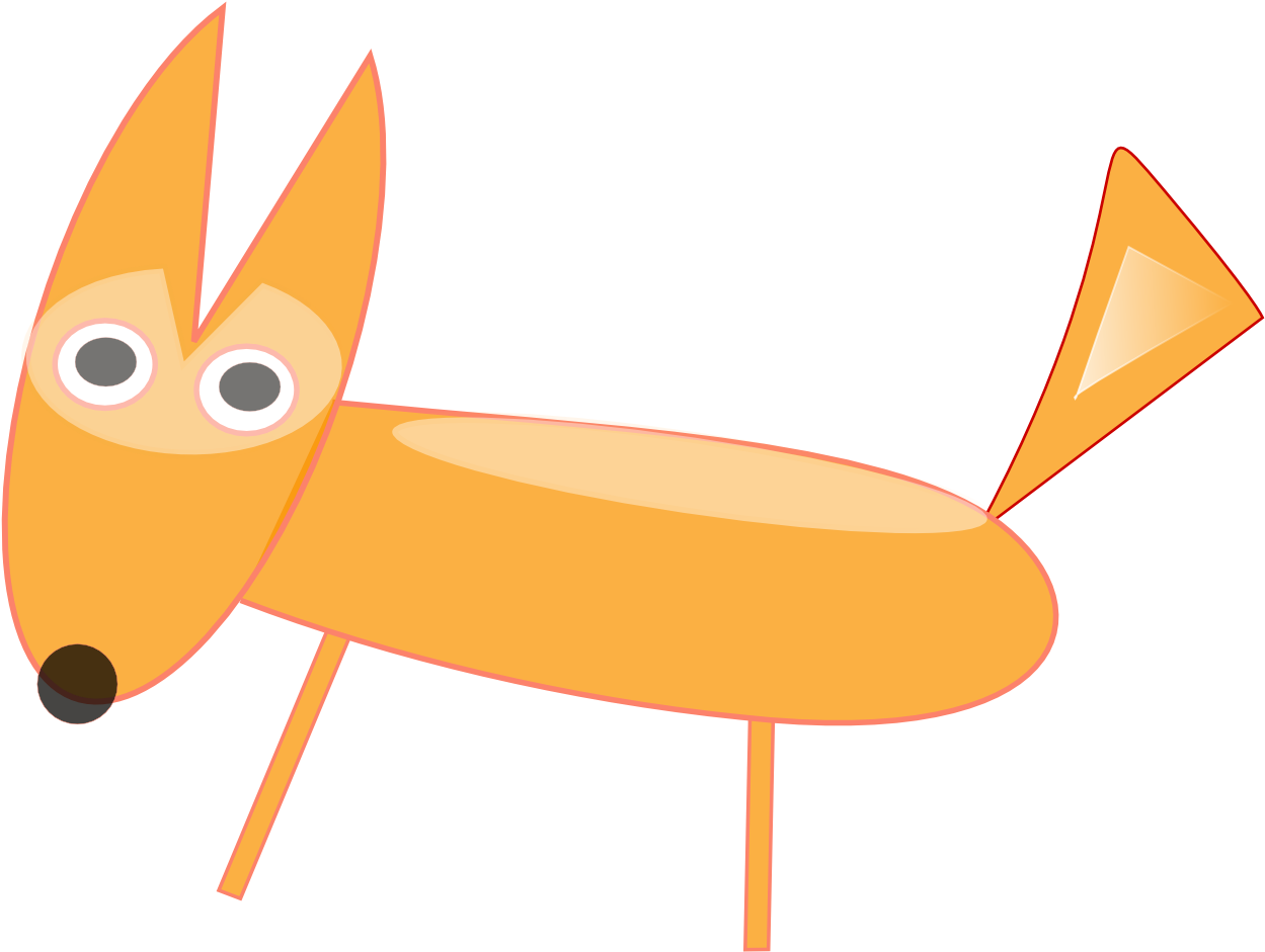 Fox Head Clipart Black And White Free Clipart Images - Volpe Clipart (1331x976), Png Download