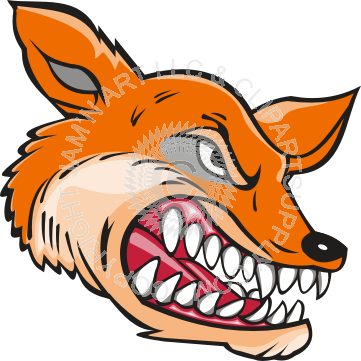 Mean Fox (361x361), Png Download