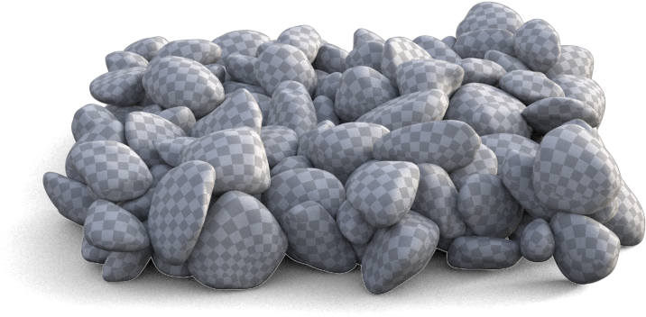 Pebble Stone Free Png Image - Pebble Stone 3d Model Free Download (760x364), Png Download