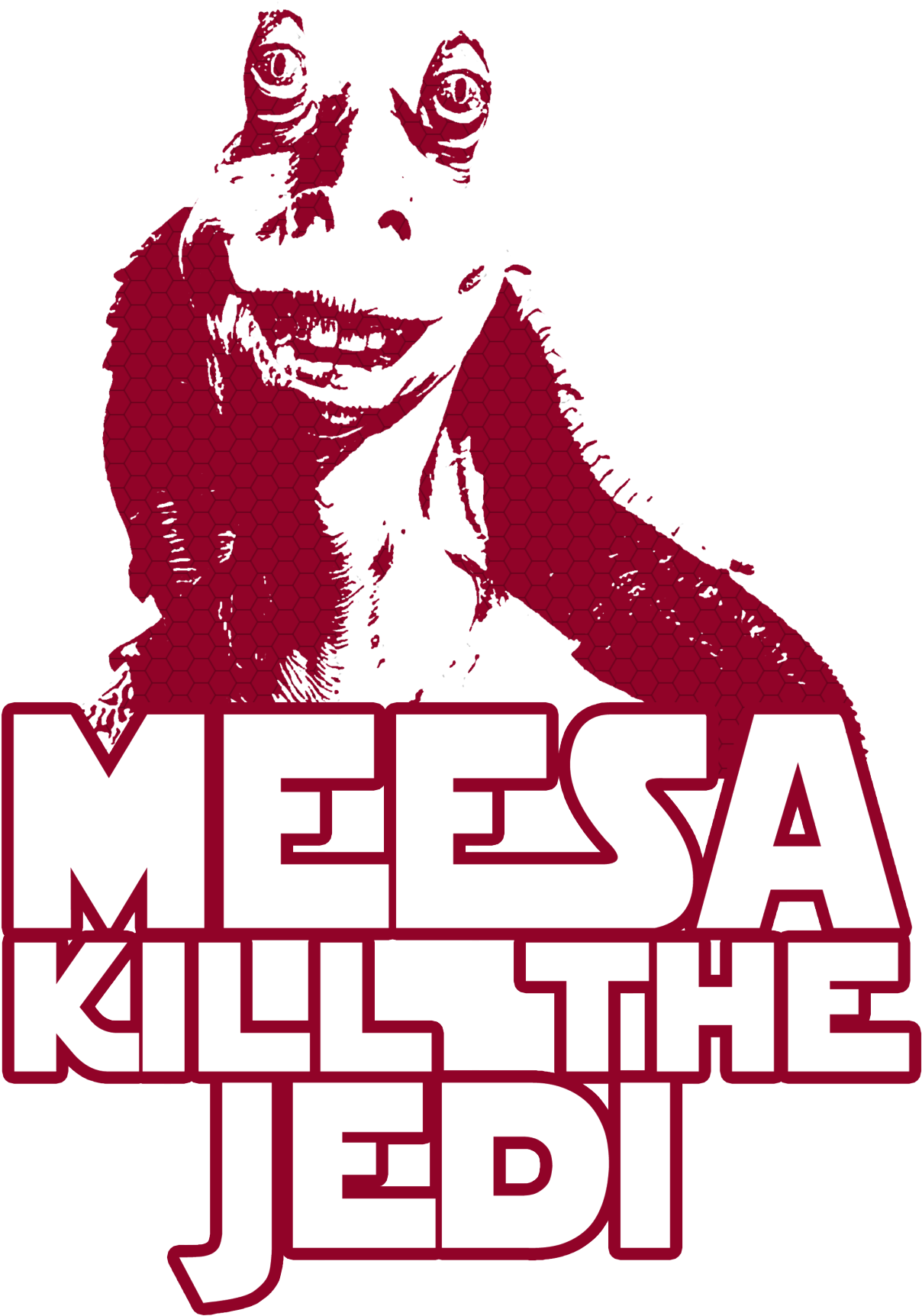 Go Buy This Design On My Redbubble And Fast Redbubble - Jar Jar Binks (1272x1920), Png Download