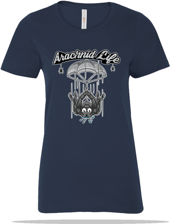 Tarantula Ladies Tee - Active Shirt (1000x1000), Png Download