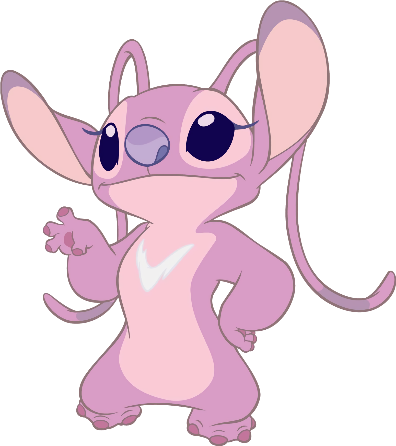 Angel - Angel From Lilo And Stitch Gif (1594x1832), Png Download