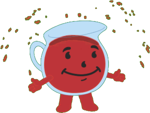 Kool Aid Man Train 90's Style - Kool-aid Man (626x474), Png Download