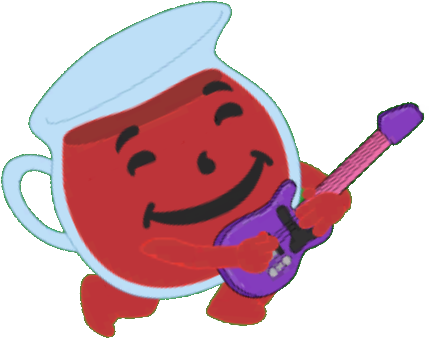 Kool Aid Man Rock Out - Kool-aid Man (445x352), Png Download