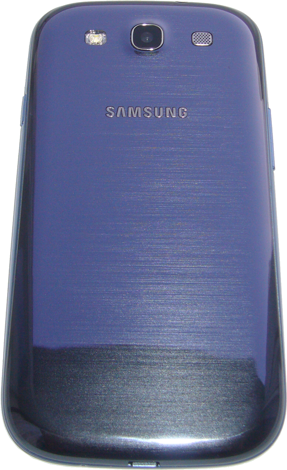 Samsung Galaxy S Iii Pebble Blue Back Tilted - Samsung Pebble Blue (1032x1632), Png Download