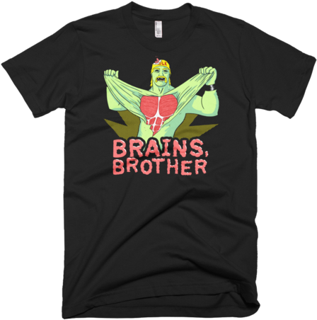 "brains Brother" Men's - Flyers Gritty T Shirt (480x480), Png Download