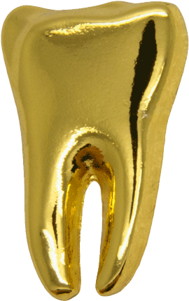 Tooth Pin, Gold - Ring (480x480), Png Download
