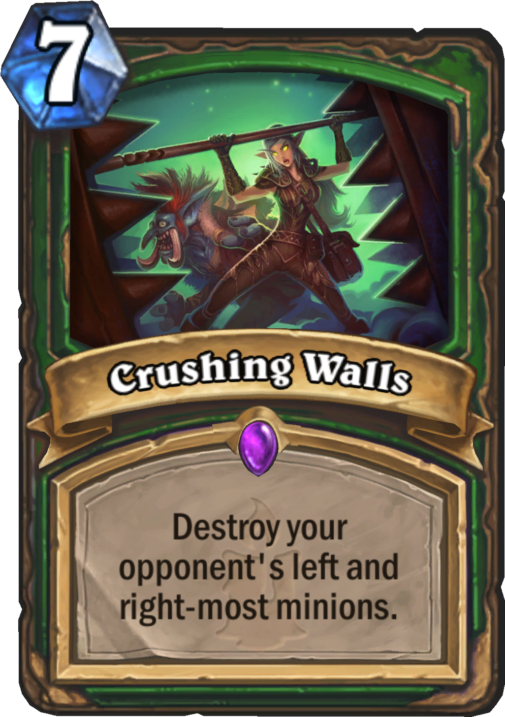 Stefan Heck On Twitter - Crushing Walls Hearthstone (400x543), Png Download