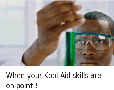 Kool Aid, Aids, And Kool - Guy Holding Test Tube (400x330), Png Download