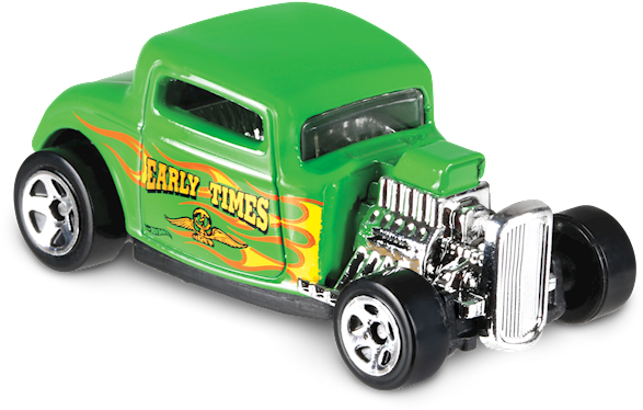 32 Ford - Hot Wheels 32 Ford Green (892x407), Png Download