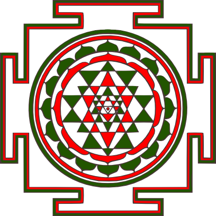 Mandala 2 101 - Shree Yantra High Resolution (444x444), Png Download