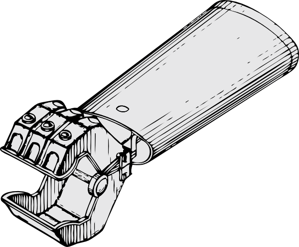 Robot Hand Clipart Png (600x495), Png Download