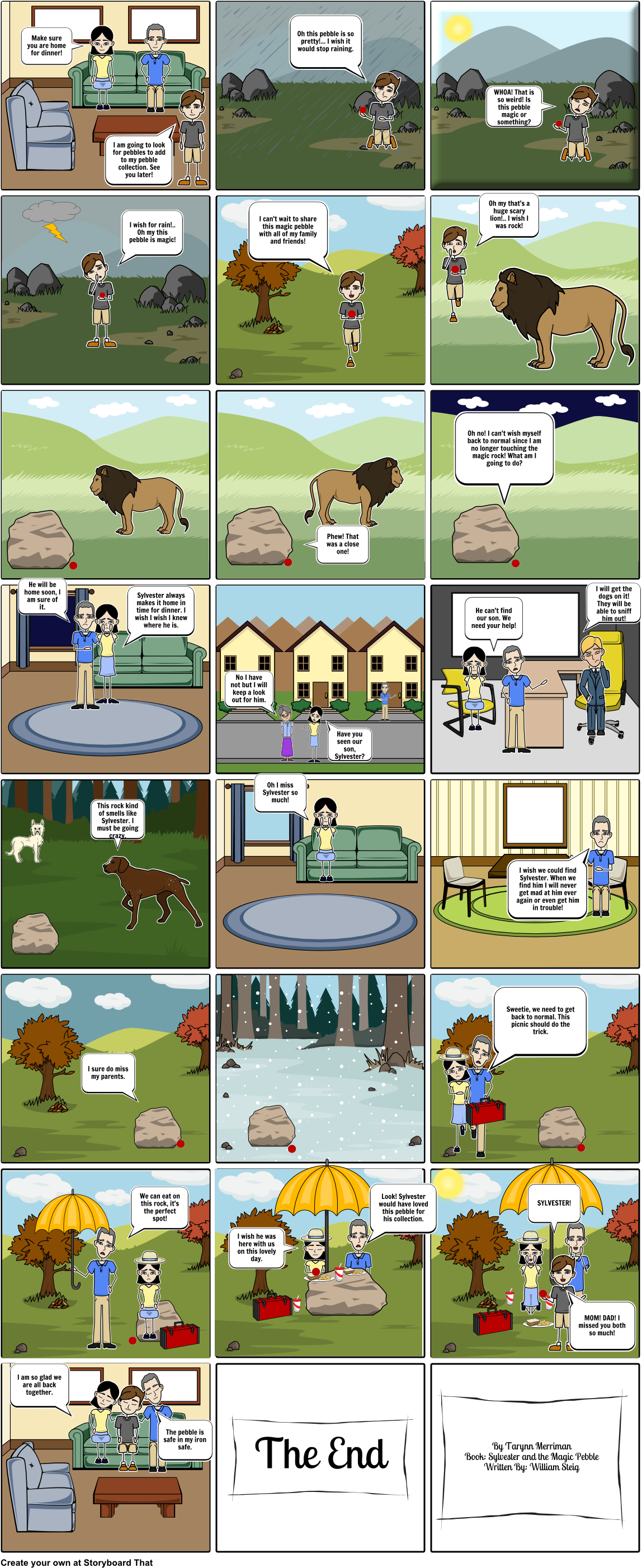 Download Sylvester And The Magic Pebble - Full Size PNG Image - PNGkit