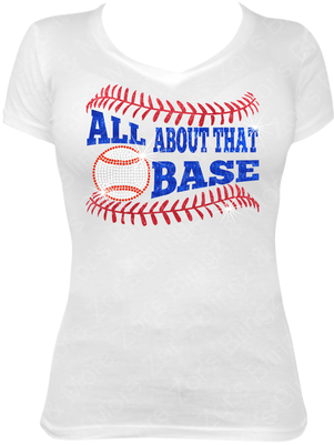 All About That Base Rhinestone T-shirt Design - Ganz Miniature Glass Animals Figurine - White Mouse (300x427), Png Download