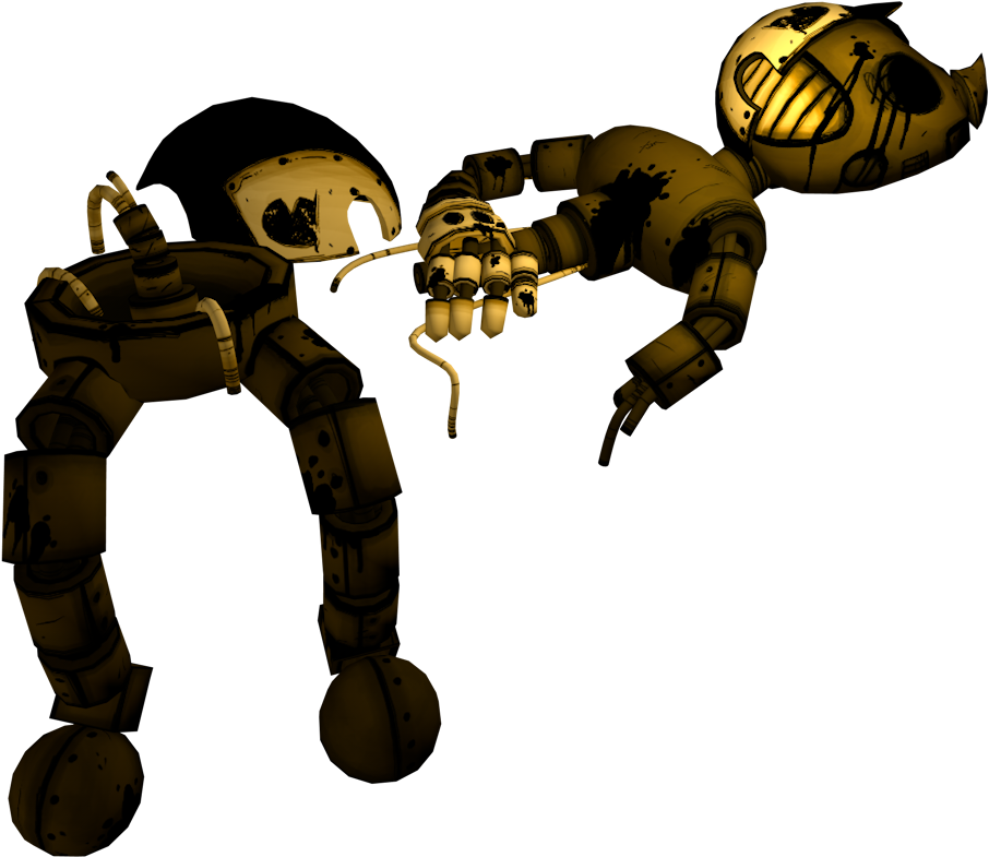 Bendy Bot - Bendy And The Ink Machine Mechanical Bendy (1024x1024), Png Download