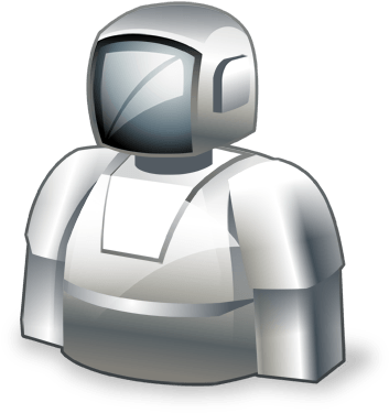 Robot Sideview Clipart - Robot Icon Transparent Background (400x400), Png Download