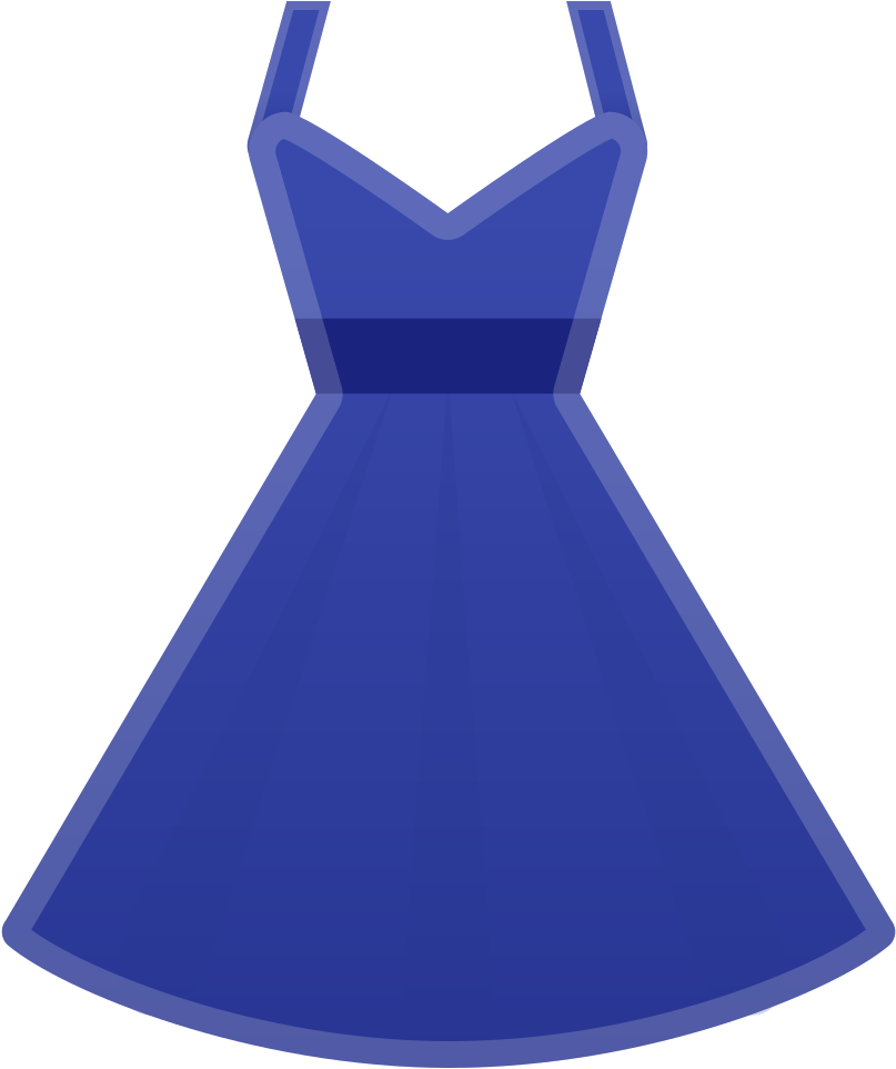 Dress Icon - Emoji Dress Png (1024x1024), Png Download