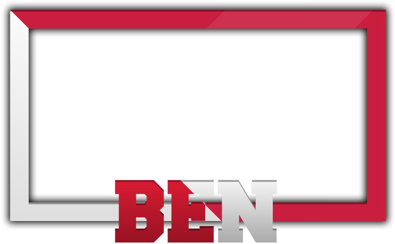 Download Transparent Ben Mascott On Twitter - Facecam Border Red Png