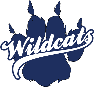 Wildcat Paw Print - Wildcat Paw Print Logo (378x351), Png Download