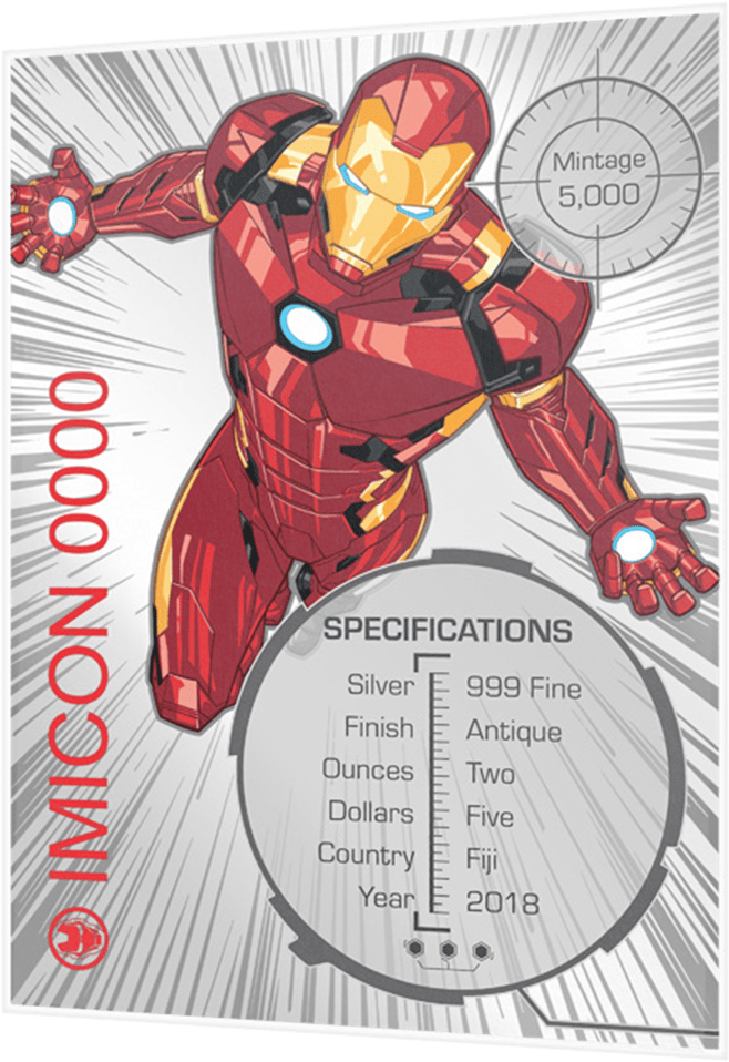 Iron Man Mask - Silver (729x998), Png Download