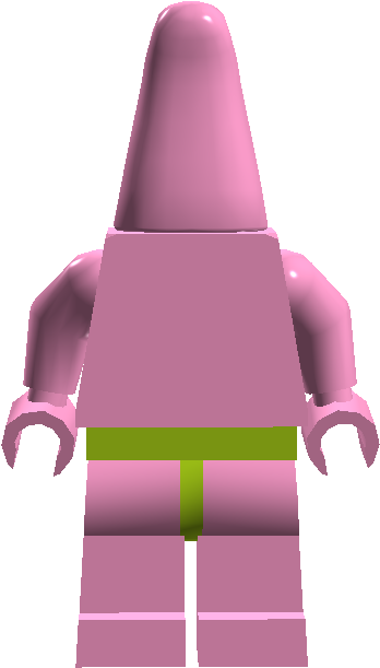 Patrick Star - Lego Patrick Star Png (1064x617), Png Download
