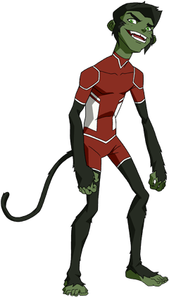 Beast Boy Young Justice - Young Justice Cassie Sandsmark (283x450), Png Download