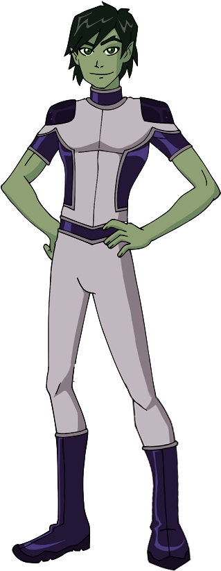 Beast Boy Model - Teen Titans Yj Style (479x880), Png Download