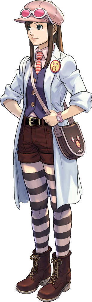 Ema Skye - Ema Skye Ace Attorney Investigations (306x1001), Png Download