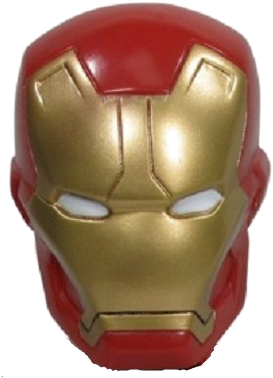 Iron Man Character Head Shooter - Marvel Iron Man 3: Bobblehead: Mark 42 (393x393), Png Download