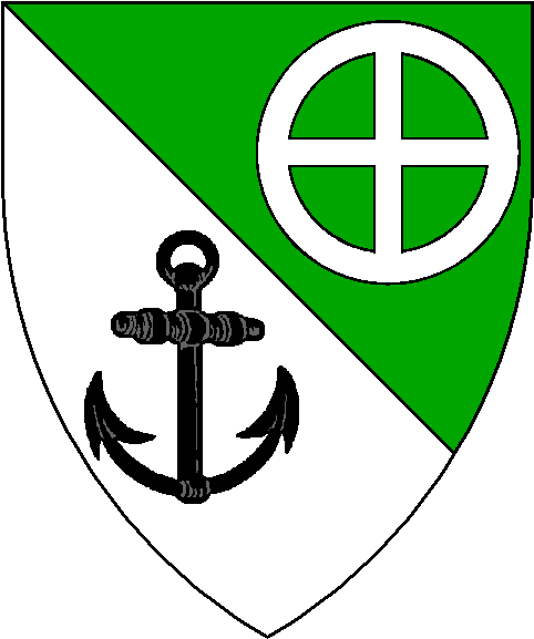 Aeduin Of Skye - Coat Of Arms Anchor (497x591), Png Download