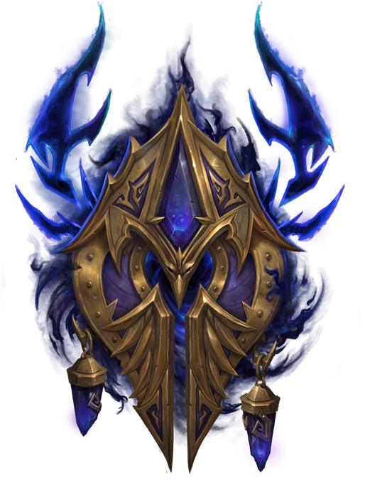Void Elves Crest - Wow Void Elf Crest (552x675), Png Download