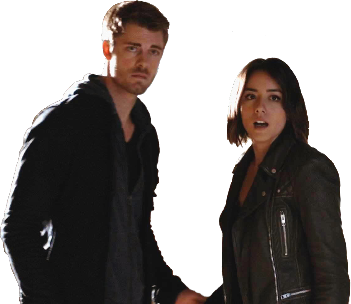 Png Daisy Johnson - Daisy Johnson And Lincoln Campbell (1130x979), Png Download
