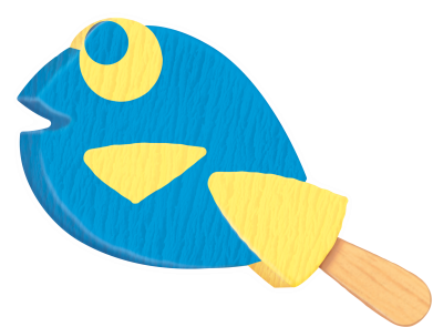 Dory Product Opt - Blue Bunny Popsicles Gumball Eyes (400x304), Png Download