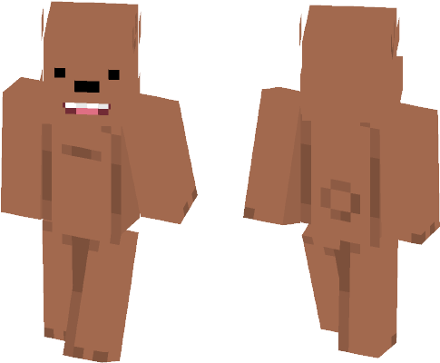 We Bare Bears - Spiderman Ps4 Minecraft Skin (584x497), Png Download