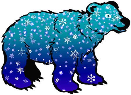 Polar Bear Polar Bear Animal Nature Wildli - Cafepress 5'x7'area Rug (497x340), Png Download