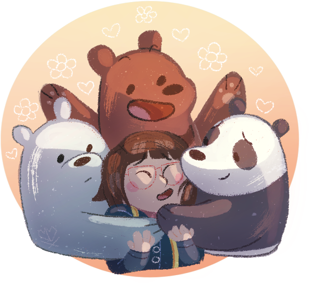 105 Images About We Bare Bears 🐻❤ On We Heart It - We Bare Bears (662x614), Png Download