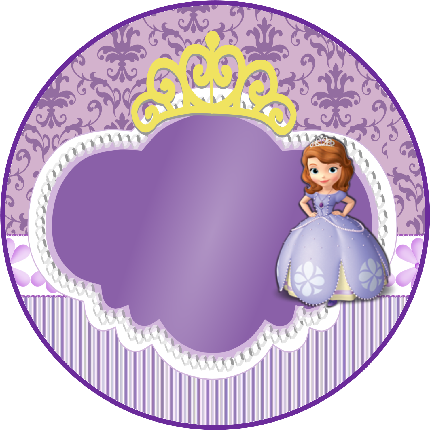 Sweet Sofia The First Toppers Or Free Printable Candy - Masha Y El Oso (1500x1500), Png Download