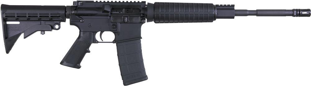 A 16” Chrome Moly Vanadium Steel M4 Contour Barrel - M16 Airsoft (1000x437), Png Download