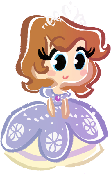 Sofia Clipart Chibi - Sofia The First Chibi (400x602), Png Download