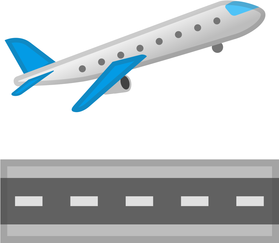 Download Svg Download Png - Airplane Departure Emoji (1024x1024), Png Download