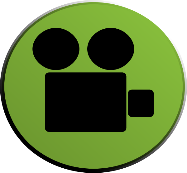 This Free Clipart Png Design Of Video Camera Green (600x555), Png Download