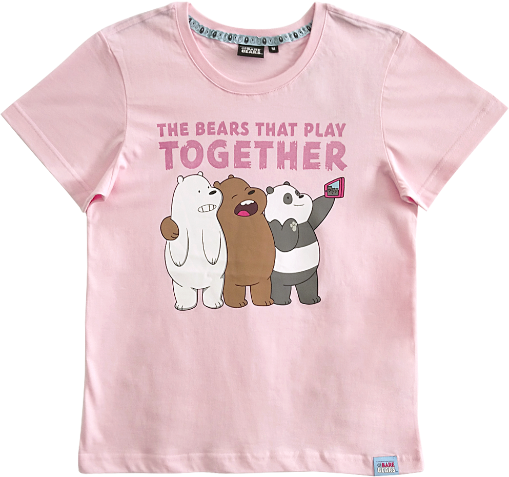 We Bare Bears Graphic T-shirt - We Bare Bears (1024x1024), Png Download